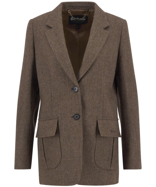 Women's Barbour Elm Tailored Jacket - Military Brown