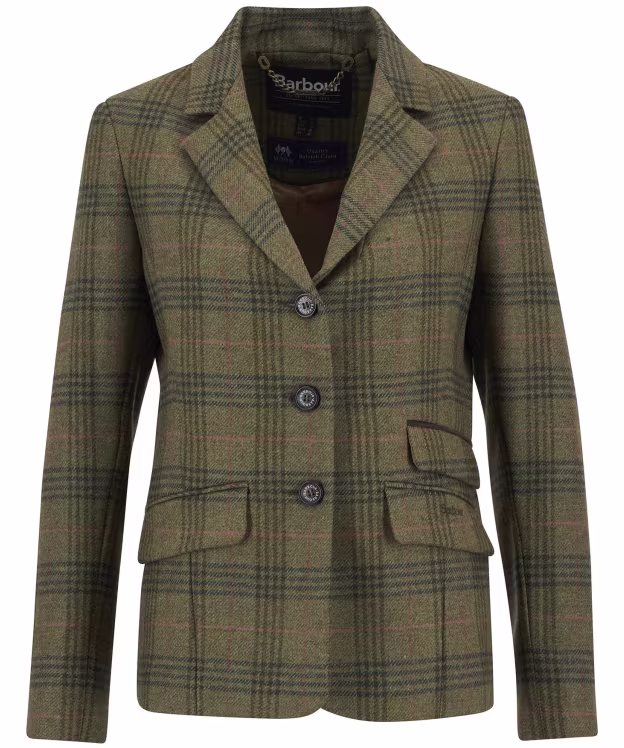 Women's Barbour Carlby Tailored Jacket - Arabesque / Brown