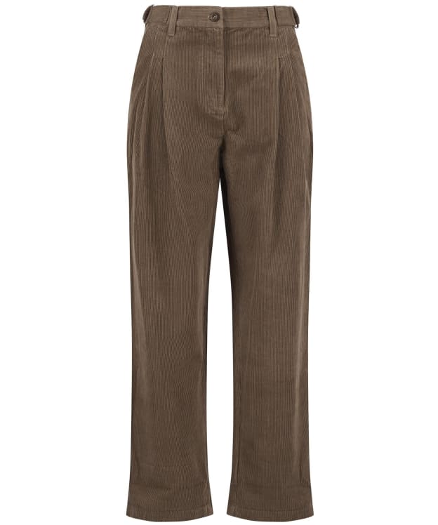 Women's Barbour Yasmin Trousers - Military Brown