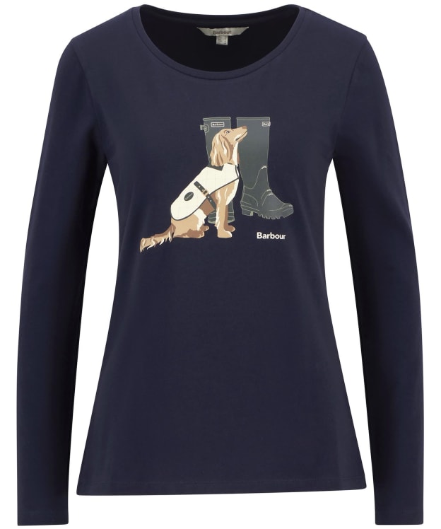 Women's Barbour Hedley Long Sleeve T-Shirt - Navy