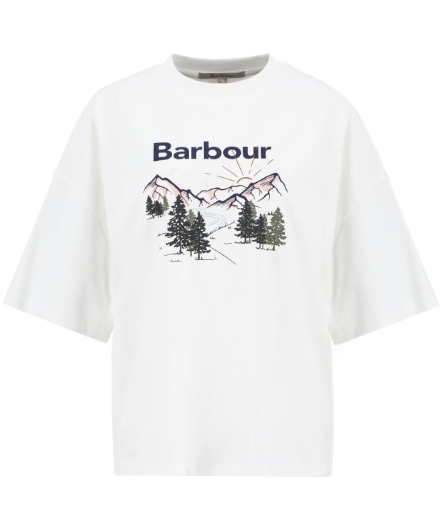 Women's Barbour Harper T-Shirt - Cloud