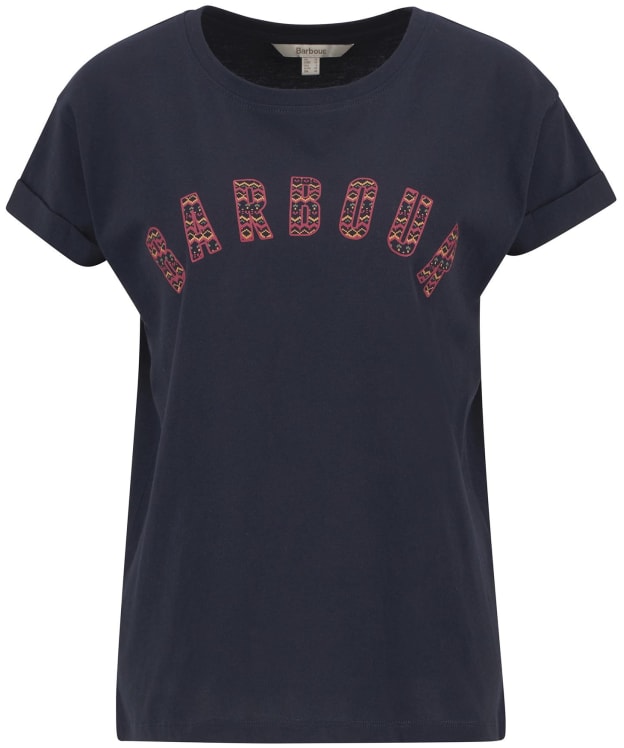 Women's Barbour Kingsford T-Shirt - Navy