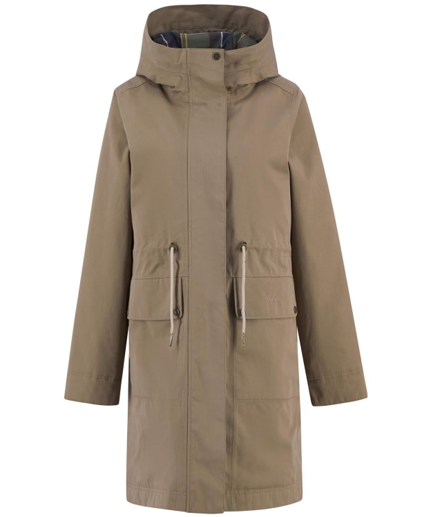 Women's Barbour Bowlees Waterproof Jacket - Military Brown