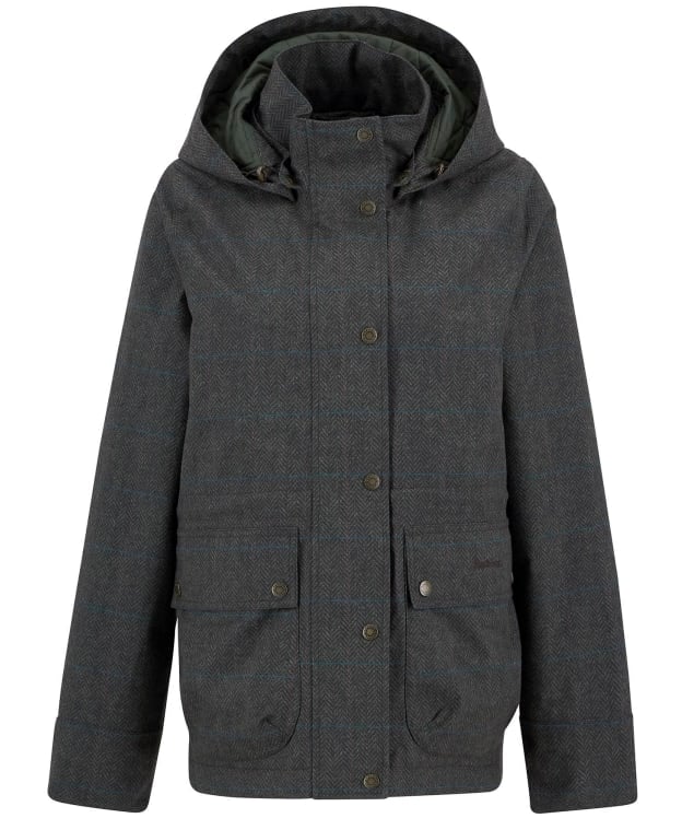 Women's Barbour Dixon Waterproof Jacket - Gardenia Tweed