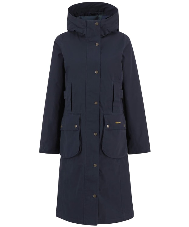 Women's Barbour Bamburgh Waterproof Jacket - Deep Navy / Blackwatch