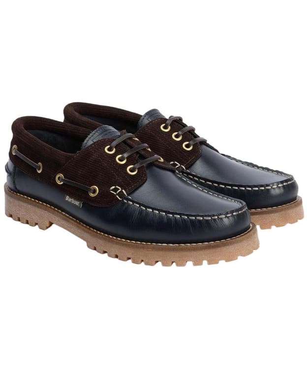 Men's Barbour Deck Boat Shoe - New Navy