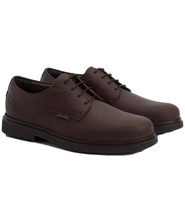 Men's Barbour Carthy Derby Shoes - Dark Brown