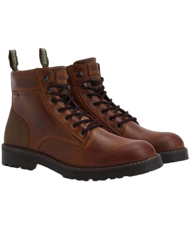 Men's Barbour Harrison Waterproof Boots - Dark Brown