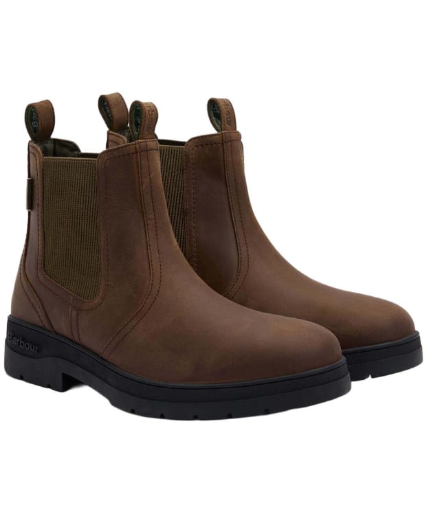 Men's Barbour Turnbull Chelsea Boots - Dark Brown