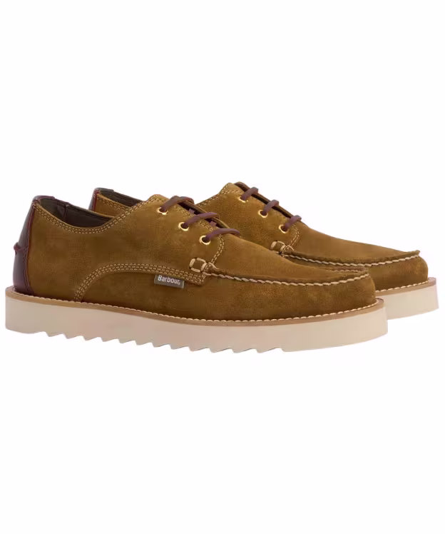 Men's Barbour Aydon Derby Shoe - Toffee Suede