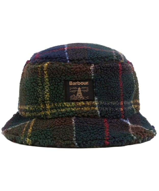 Men's Barbour Field Fleece Bucket Hat - Classic Tartan