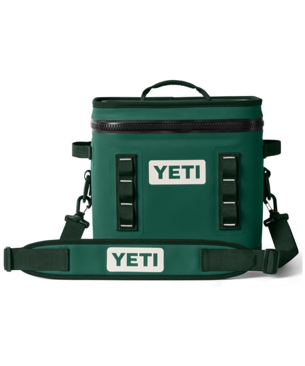 YETI Hopper Flip 12 Waterproof Leakproof Fabric Cooler - Black Forest Green