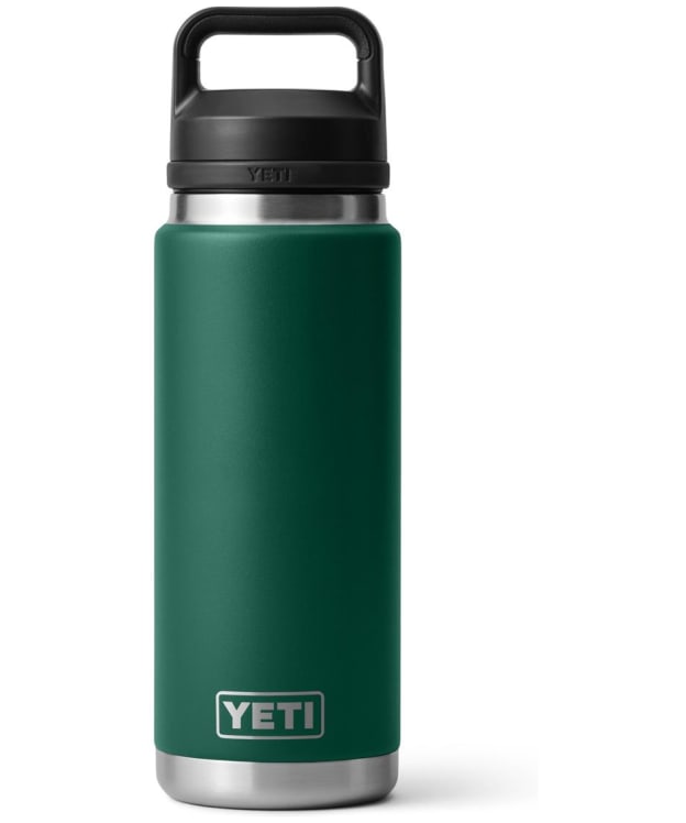 YETI Rambler 26oz Stainless Steel Vacuum Insulated Leakproof Chug Cap Bottle - Black Forest Green