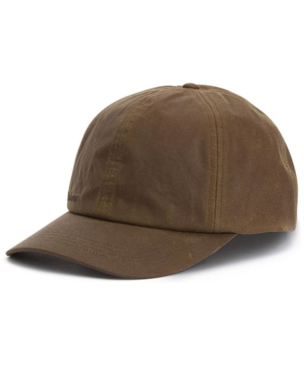 Men's Barbour Waxed Sports Cap - Tan