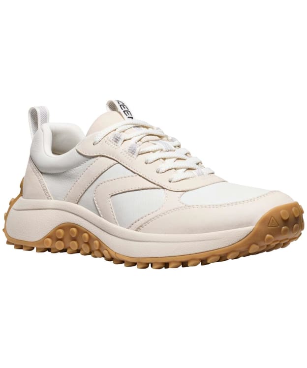 Women's KEEN KS86 Leather Trainers - Birch / Star White