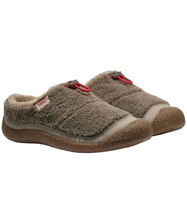 Women's KEEN Howser III Sherpa Outdoor Slide Slipper - Brindle / Brindle