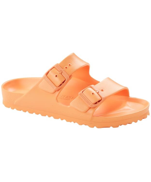 Women's Birkenstock Arizona Essential EVA Sandals - Narrow Footbed - Adjustable Fit - Papaya