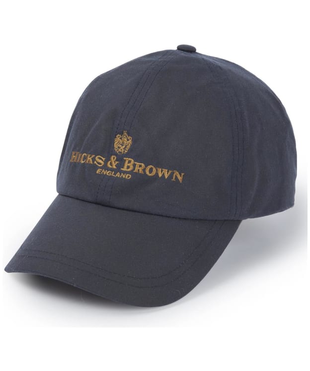Hicks & Brown Wax Baseball Cap - Navy