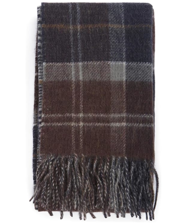 Barbour Dramside Reversible Scarf - Midnight Oak Tartan