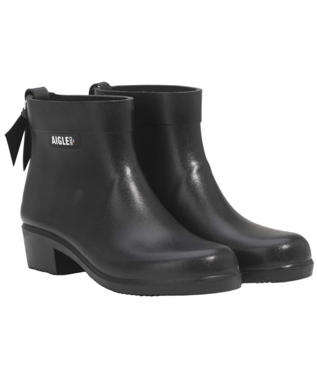 Women’s Aigle Myrica Short Wellington Boots - Black