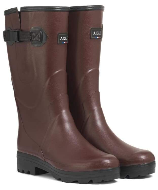 Women's Aigle Chambord Vario Adjustable Fit Tall Wellington Boots - Sureau