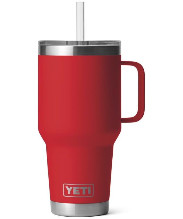 YETI Rambler 35oz Stainless Steel Vacuum Insulated Straw Mug - Rescue Red