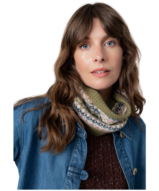 Women's Lily & Me Fair Isle Snood - Green