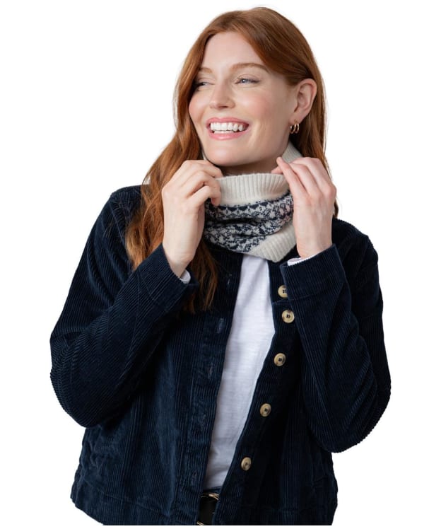 Women's Lily & Me Fair Isle Snood - Ecru