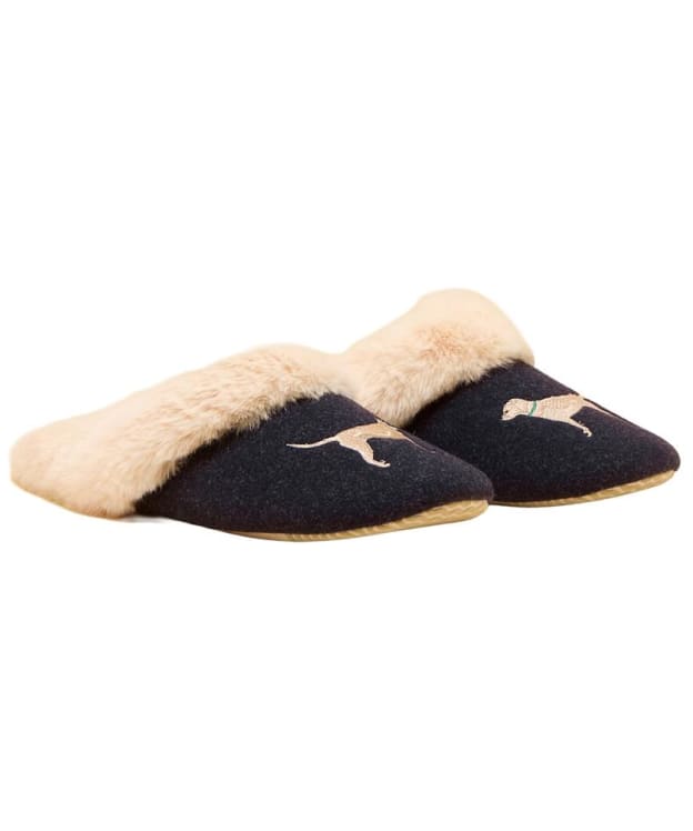 Women's Joules Slippet Artwork Slipper - Navy