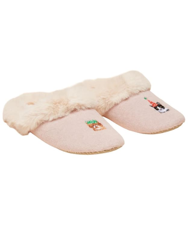 Women's Joules Slippet Artwork Slipper - Pink