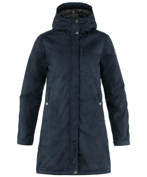 Women’s Fjallraven Kiruna Padded Parka - Dark Navy