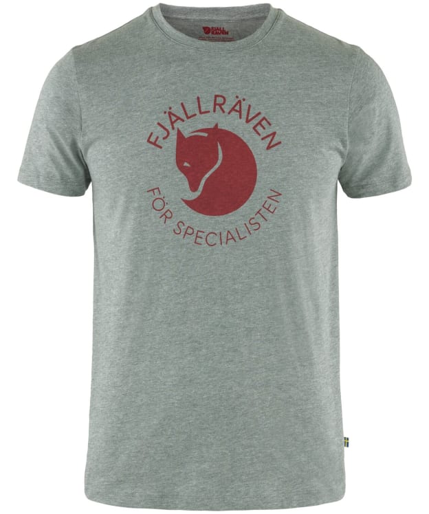 Men’s Fjallraven Fox Short Sleeve T-Shirt - Grey Melange