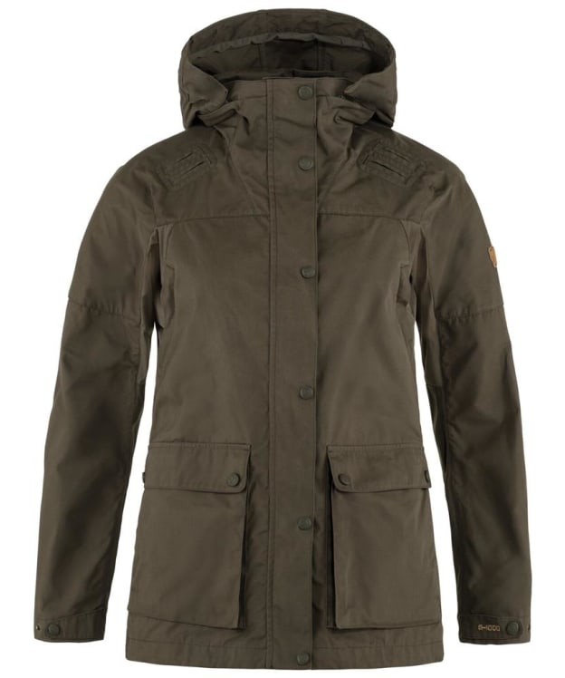 Women's Fjallraven Forest Hybrid Jacket - Dark Olive