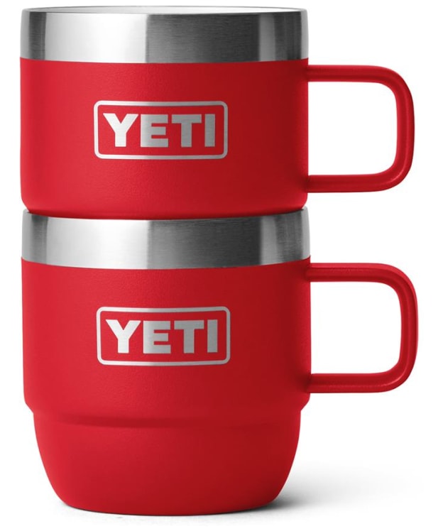 YETI Espresso 6oz Ceramic Lined Mugs - 2 Pack - Rescue Red