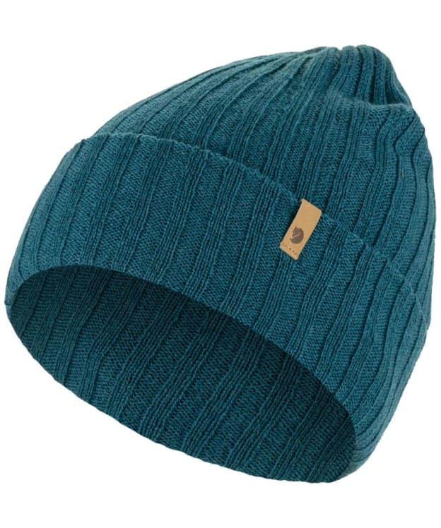 Men's Fjallraven Byron Thin Wool Hat - Deep Sea