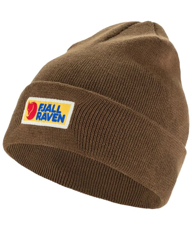 Men’s Fjallraven Vardag Classic Beanie Hat - Dark Oak