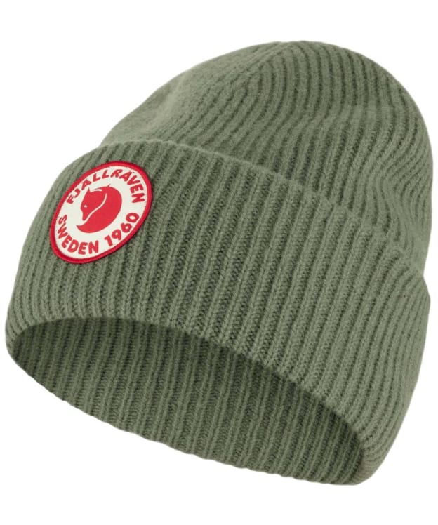 Fjallraven 1960 Logo Beanie Hat - Caper Green