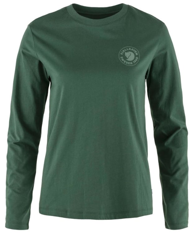 Women's Fjallraven 1960 Logo Long Sleeve T-Shirt - Deep Patina