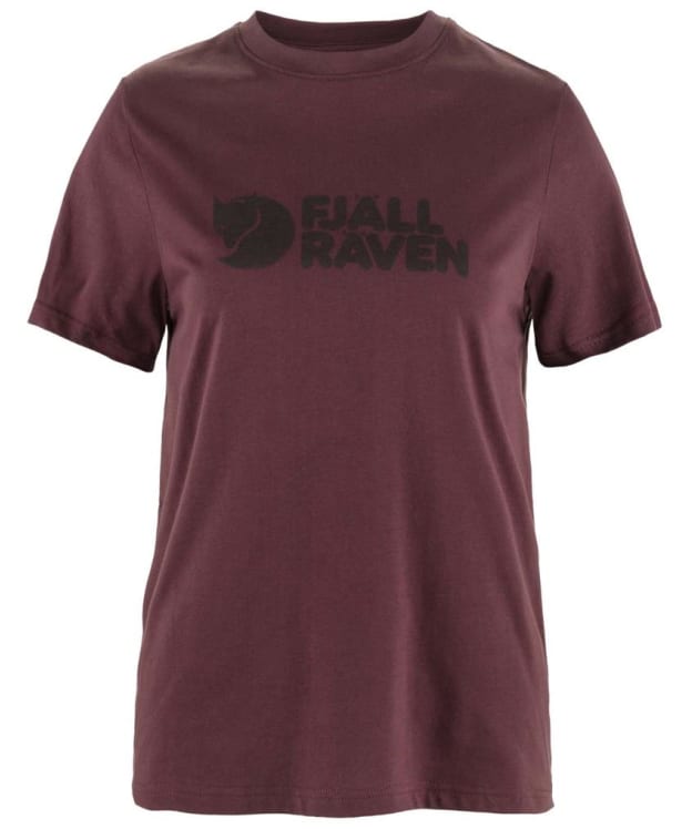Women’s Fjallraven Logo Short Sleeve T-Shirt - Port