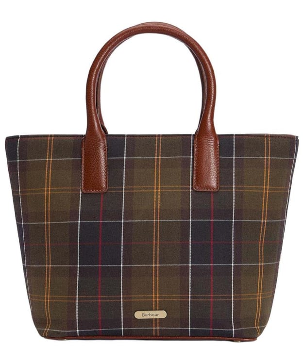 Women's Barbour Birch Tartan Tote Bag - Classic Tartan