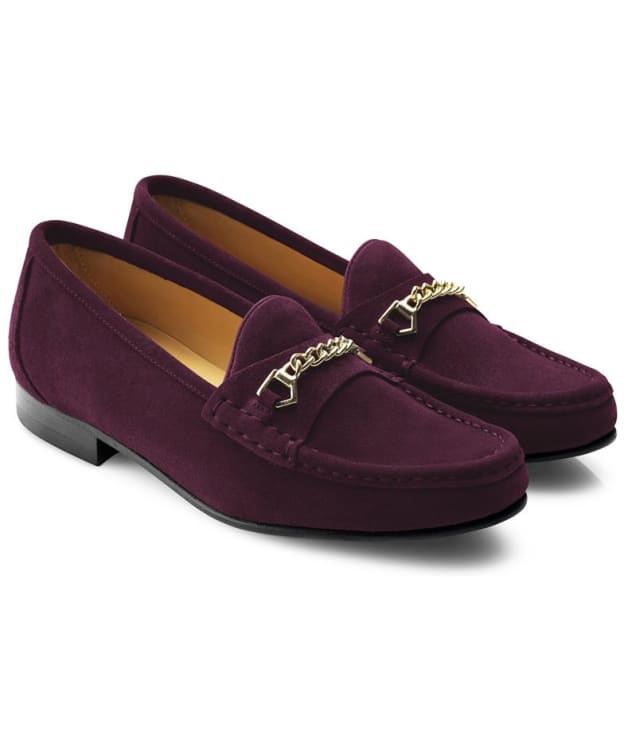 Women's Fairfax & Favor Apsley Loafers - Elderberry