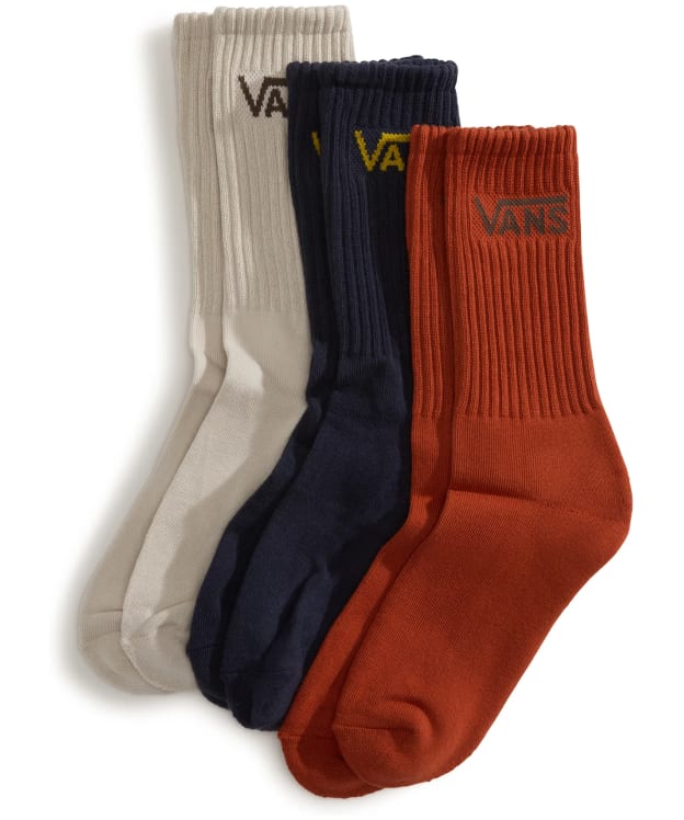 Men's Vans Classic Crew Socks - 3 Pack - Parisian Night