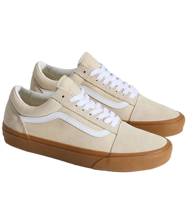 Women's Vans Old Skool Trainer - Oatmeal / Gum