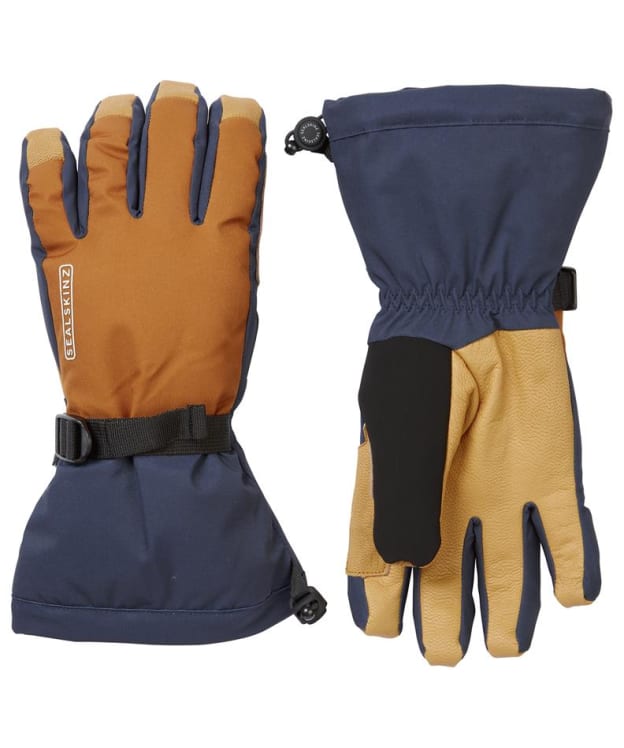 SealSkinz Fransham Waterproof Thermal Ski Gauntlet - Orange