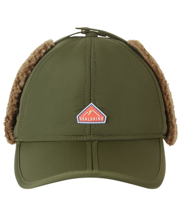 SealSkinz Upton Waterproof Extreme Cold Weather Puffer Hat - Olive