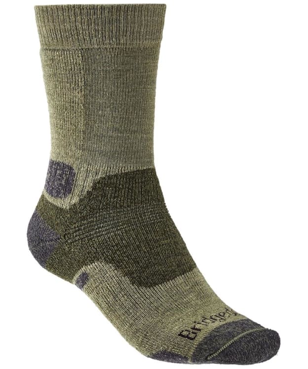 Men's Bridgedale Hike Midweight Merino Performance Boot Socks - Green