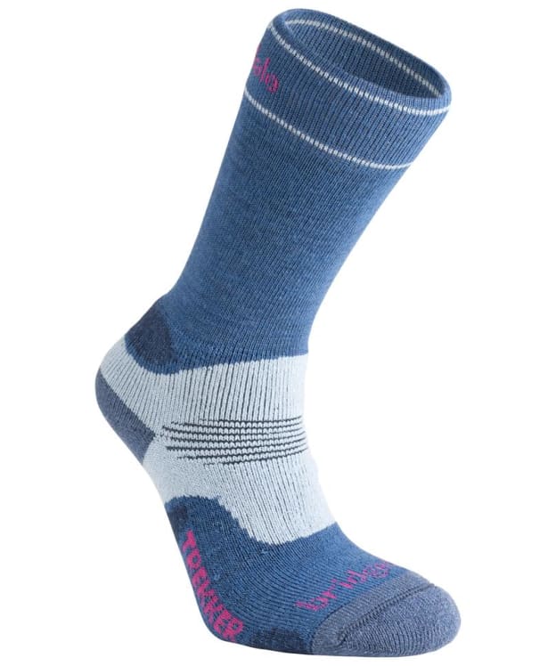 Women's Bridgedale Hike Midweight Merino Performance Boot Socks - Blue / Sky