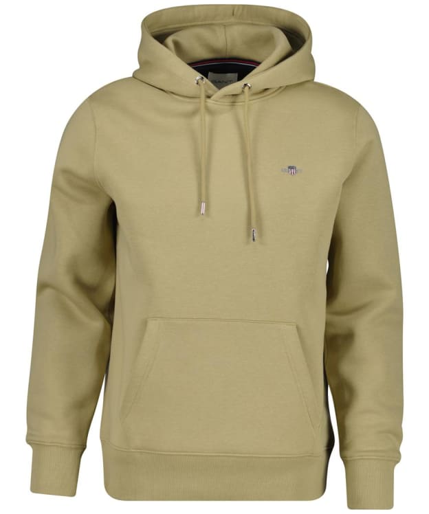 Men's GANT Regular Shield Hoodie - Woody Beige