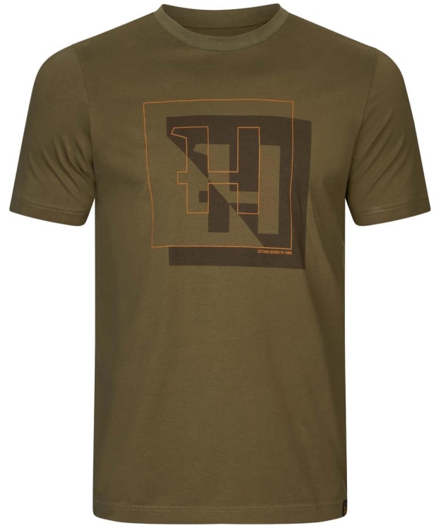 Men's Härkila H-Logo Short Sleeve T-Shirt - Dark Olive
