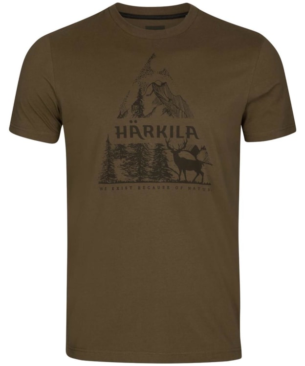 Men's Härkila Nature Short Sleeve T-Shirt - Willow Green